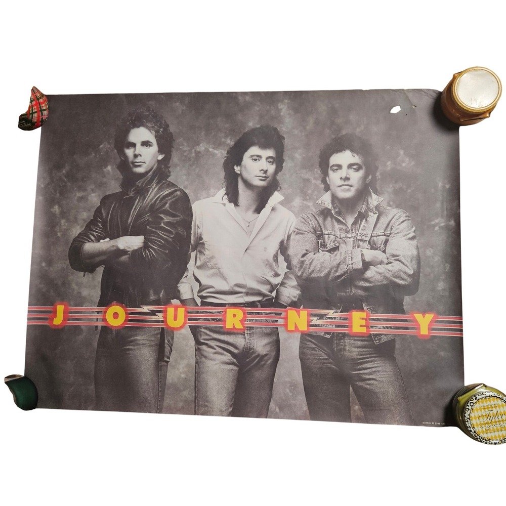 Journey Raised On Radio Vintage 1986 Promo‎ Album Poster 27x36 CBS Rock Pop